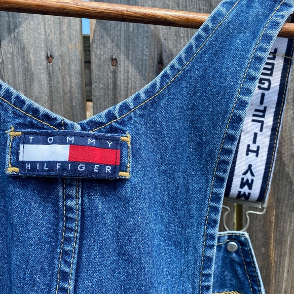 Vintage Tommy Hilfiger overalls 90s medium - Picture 7 of 11
